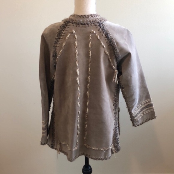 Handmade leather jacket, EUC - Picture 4 of 5